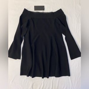 KENDALL+KYLIE black off the shoulder dress